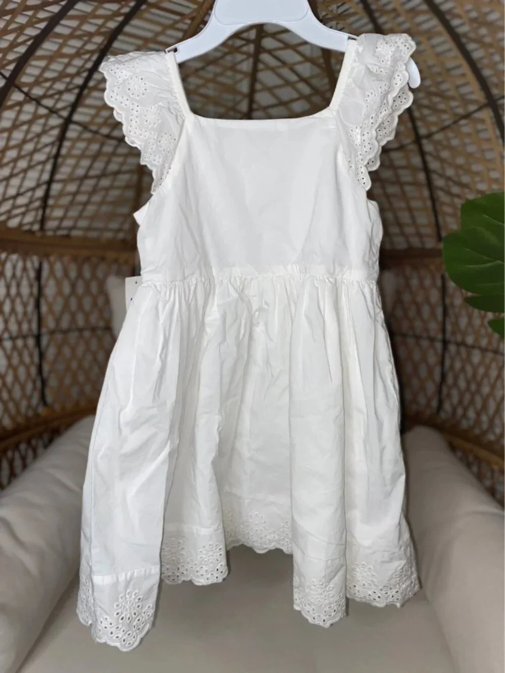 Gap Kids Girls White Dress Size 7 NWT